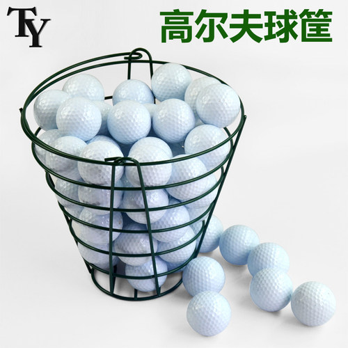 高尔夫装球框金属银色钢线结构