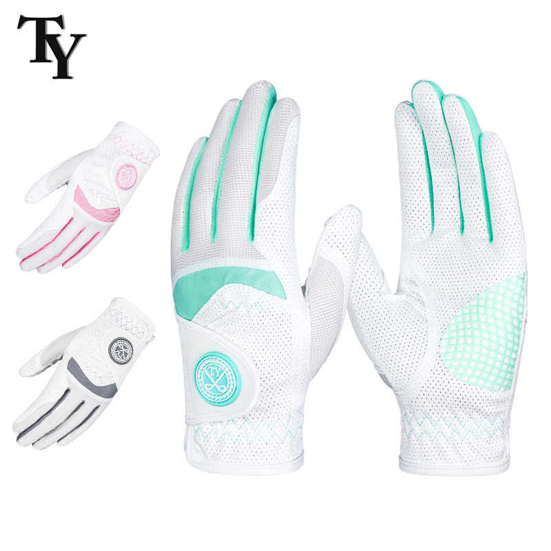 TY高尔夫女士手套清爽透气防滑
