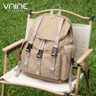 第九城 双肩包踏青出游登山包休闲骑行包休闲男女生电脑背包旅行