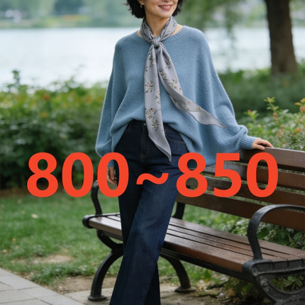 【800-850】号外贸订单精纺羊毛蚕丝天丝针织衫女