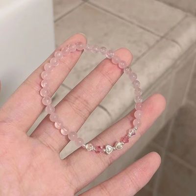 ins蝴蝶结蜜桃汽水甜美手链手串