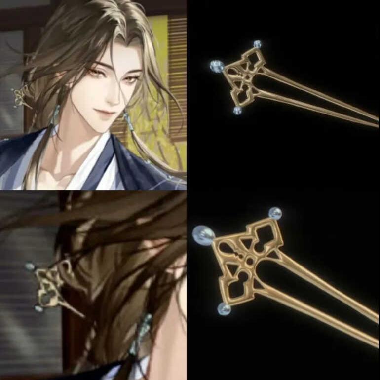 【代号鸢】cos周瑜发簪动漫游戏周边二次元发钗同人发饰古风配饰