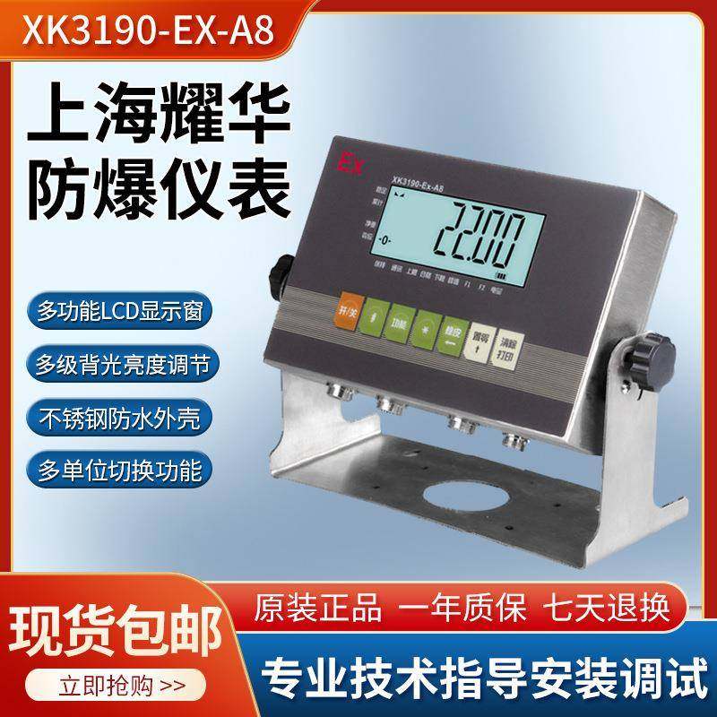 XK3190-EX-A8不锈钢本安型防爆仪表防爆电子秤仪表显示器