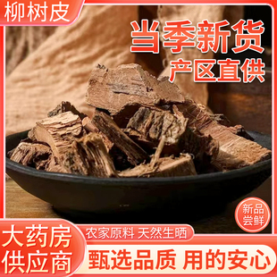 柳树皮新货无硫中药材柳树皮柳树根皮 柳白皮 500克包邮