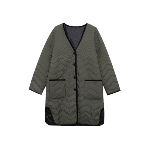 木岸muan纳西索棉服定制冬季保暖加厚长袖上衣外套女D-YJ-25096