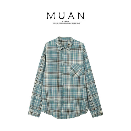 木岸muan木村拓哉衬衫春秋简约定制时尚百搭衬衫上衣女DS-9175-1
