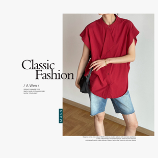 理想背心 背心DG3 理想系列 衬衫 8934 定制小飞袖 木岸MUAN