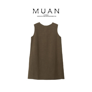 木岸muan中古时光背心裙高级定制背心裙DG3 上衣 8932