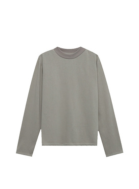 木岸muan索罗娜长袖T定制高级简约宽松百搭打底衫女CQ-DG3-9049