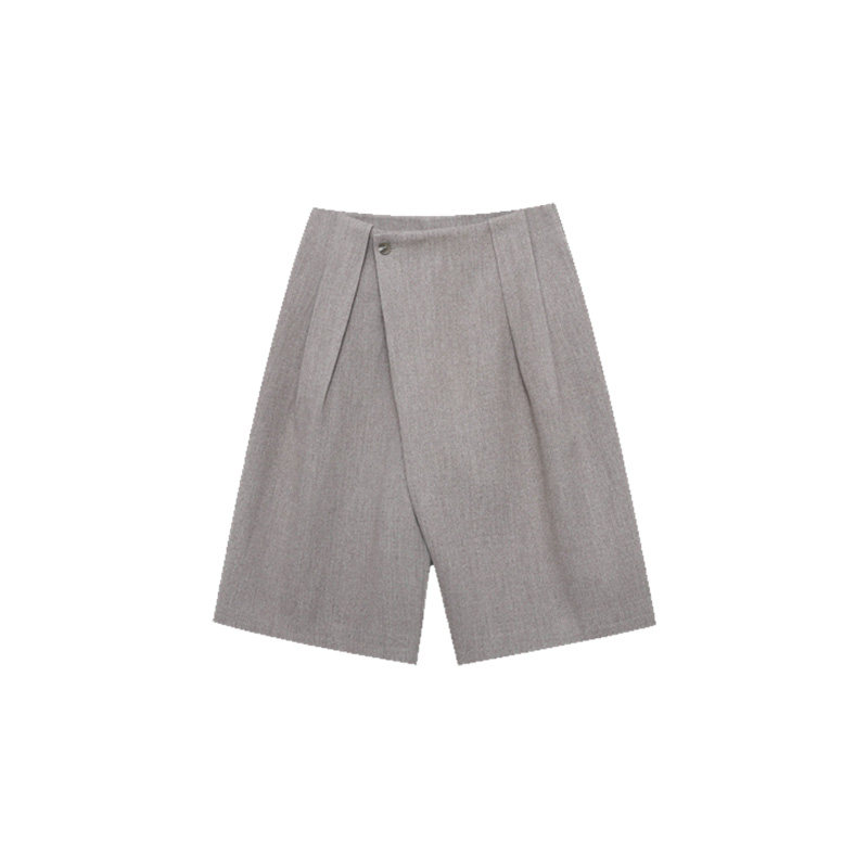 木岸muan伯爵七分裤时尚百搭定制550克高级七分裤子女D-YJ-25099