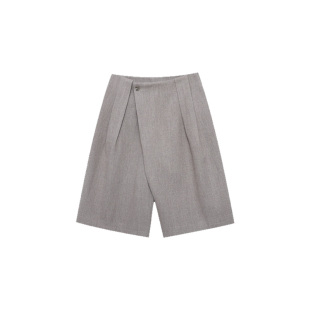 木岸muan伯爵七分裤 子女D 百搭定制550克高级七分裤 25099 时尚