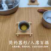纯钛双层盖碗茶具套装 收纳 小茶盘茶杯功夫茶具旅行露营户外便携式