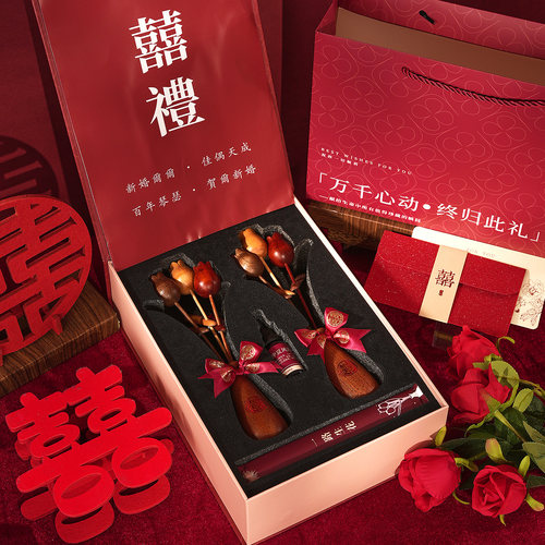 新婚礼物永生花香薰礼盒婚房装饰