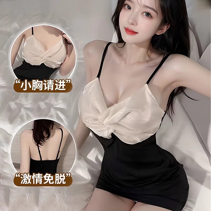 性感睡衣诱惑老公激情风房事高级潮制服纯欲床上大尺度qqny显胸大