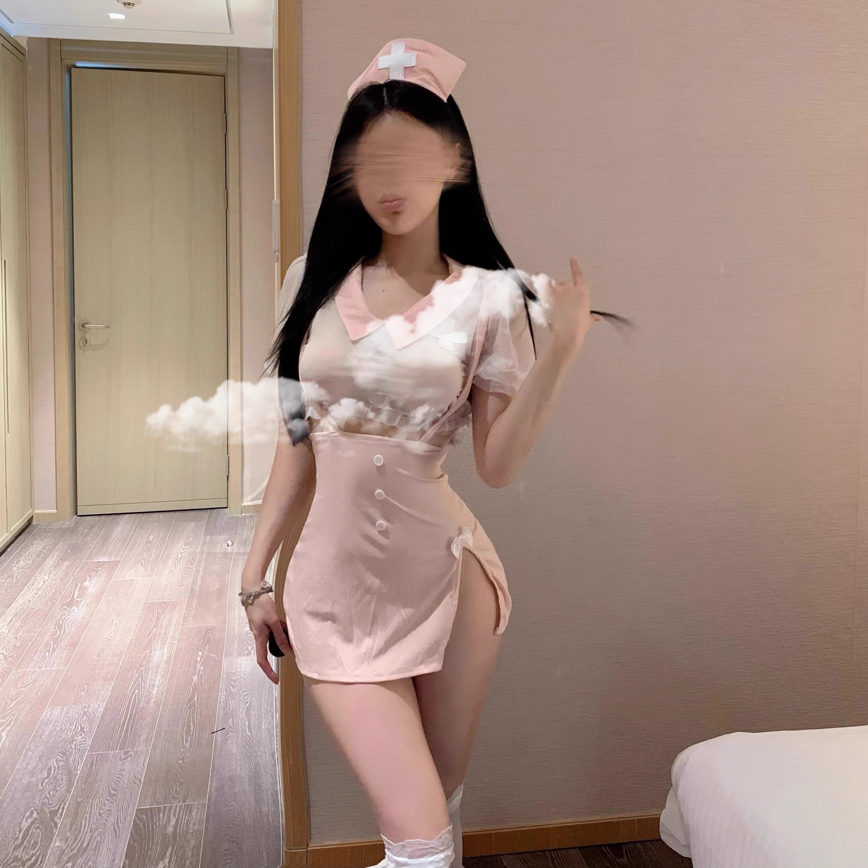 护士cosplay高级感内衣护士服短裙大码夜店女主播服装纯欲风套装
