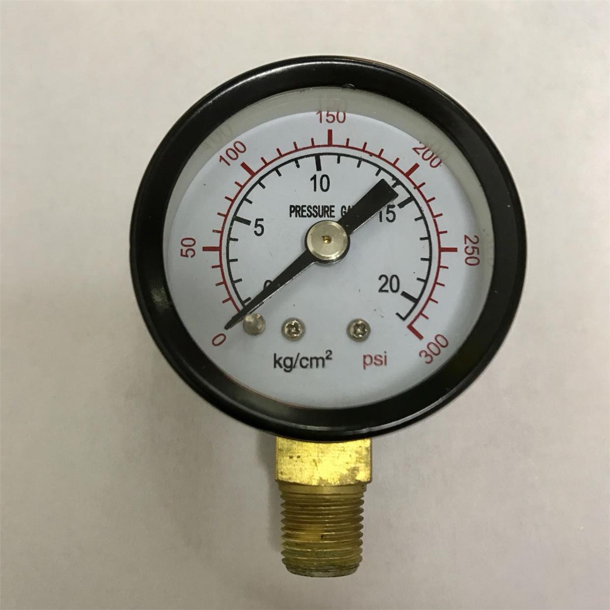 y-40 0-20kg 0-300psi 40mm 压力表 螺纹PT1/8 压力2mpa 径向