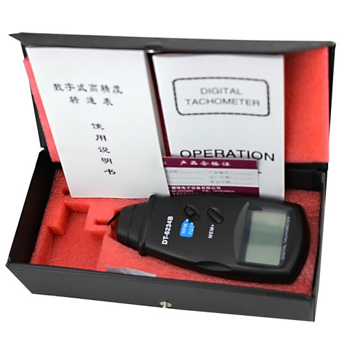 。光电转速表DT6234B激光测速仪/转速计 非接触转速表 带记忆
