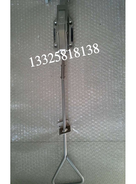 。冷冻库双平门手拉式安全把手CT-623 不锈钢冷库门锁 上拉手