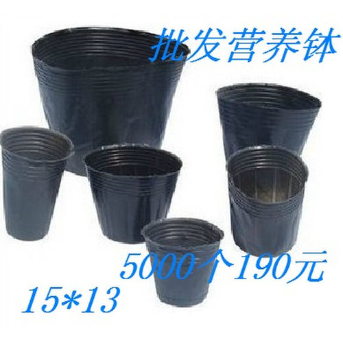 。批15*13营养钵/育苗杯/育w苗袋一次性塑料花盆营养杯5000个190
