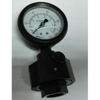 订货 全塑隔膜耐震压力表 yts-603 0~100psi 0~7kg/cm2全塑压力表