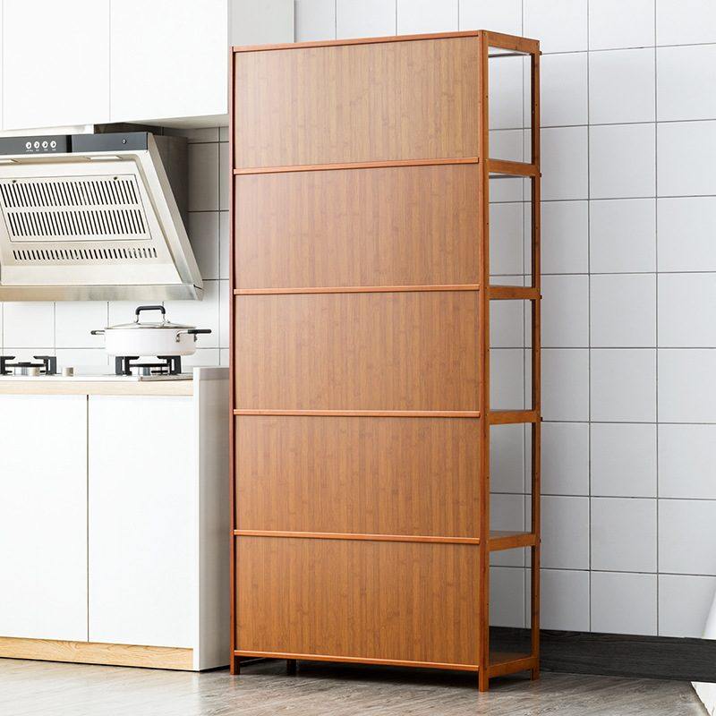 厨房用品收纳柜子落地多层多功能书架储物柜木餐具带置物架厨具门,厨房/烹饪用具,碗架,淘宝优惠券,粉丝福利购,淘宝优惠卷