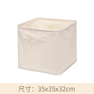 元本良厂简约帆布衣柜收纳箱家用布艺衣物大容量整理筐玩具衣服