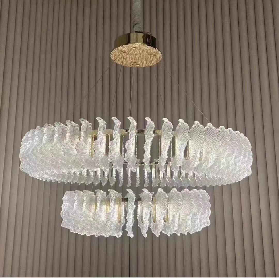 现代轻奢水晶客厅卧室餐厅繁花吊灯高端花开富贵别墅大吊灯