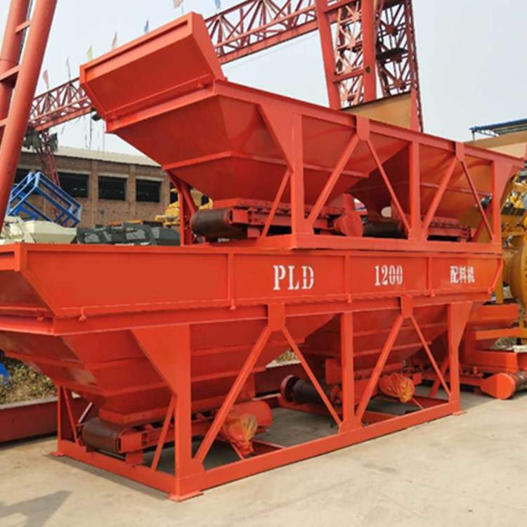 PLD600型两仓混凝土配料机 小型单仓配料机 三仓四仓混凝土配料斗