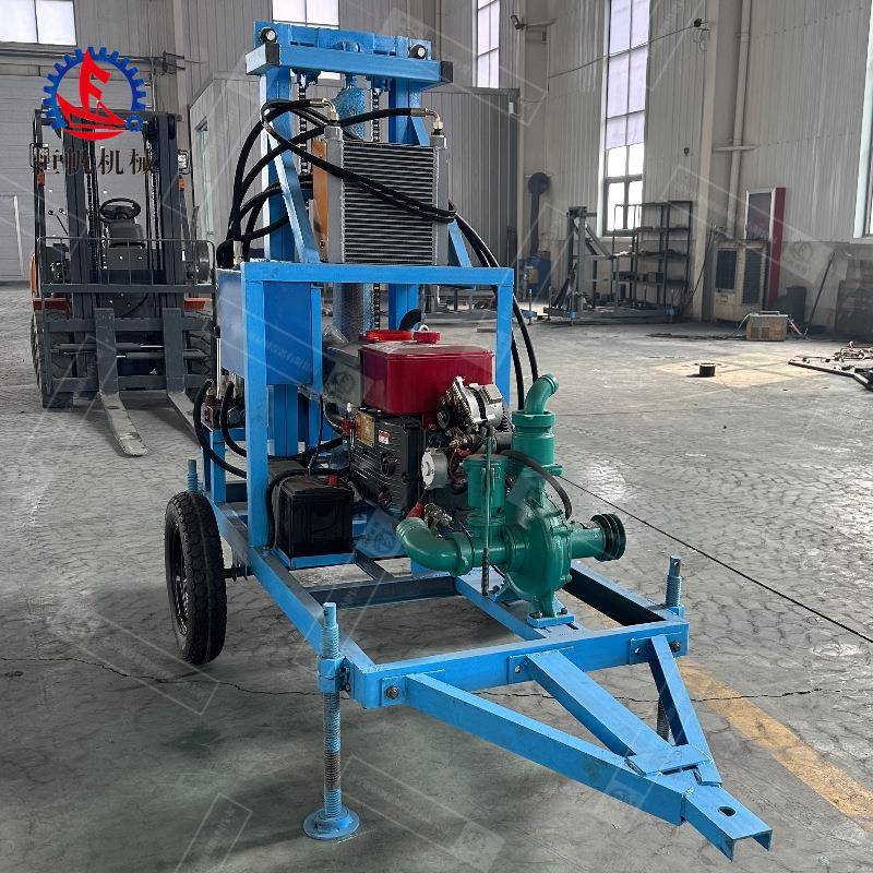 SJCY小型农用打井机柴油液压钻井机打井神器150米一整套全套新式