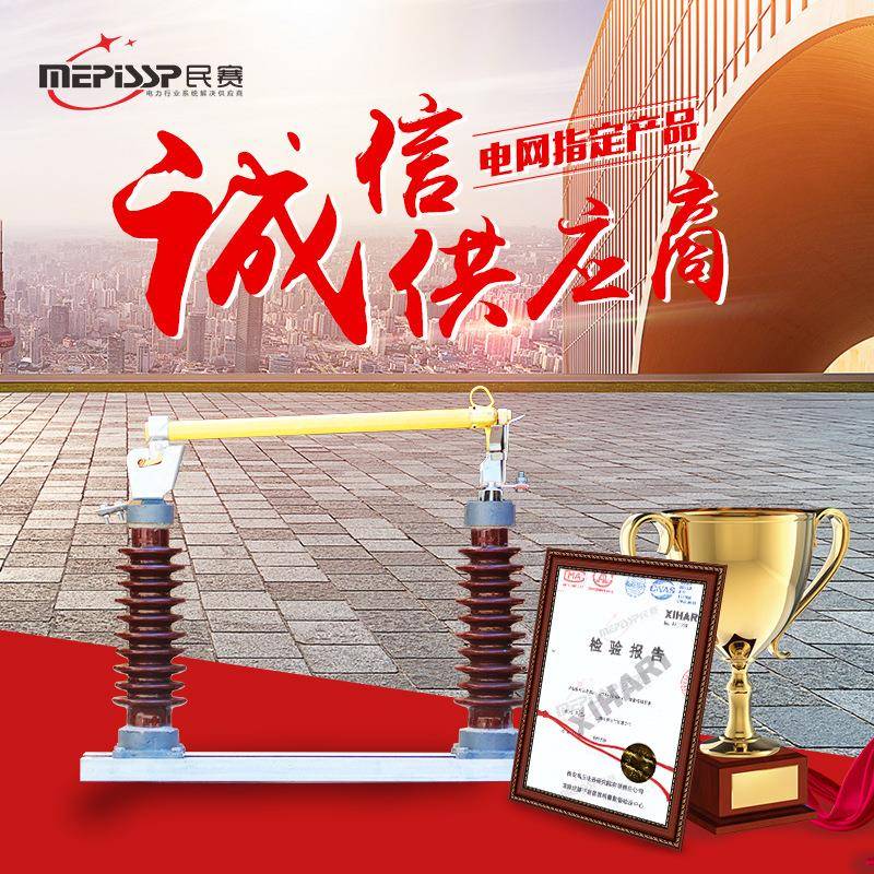 民赛RW5-3540.5KV/100_200a跌落式熔断器高压户外柱上陶瓷熔断器