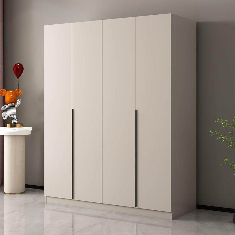 衣柜家用卧室意式奶油风主柜出租房简易收纳衣橱小户型轻奢储物柜