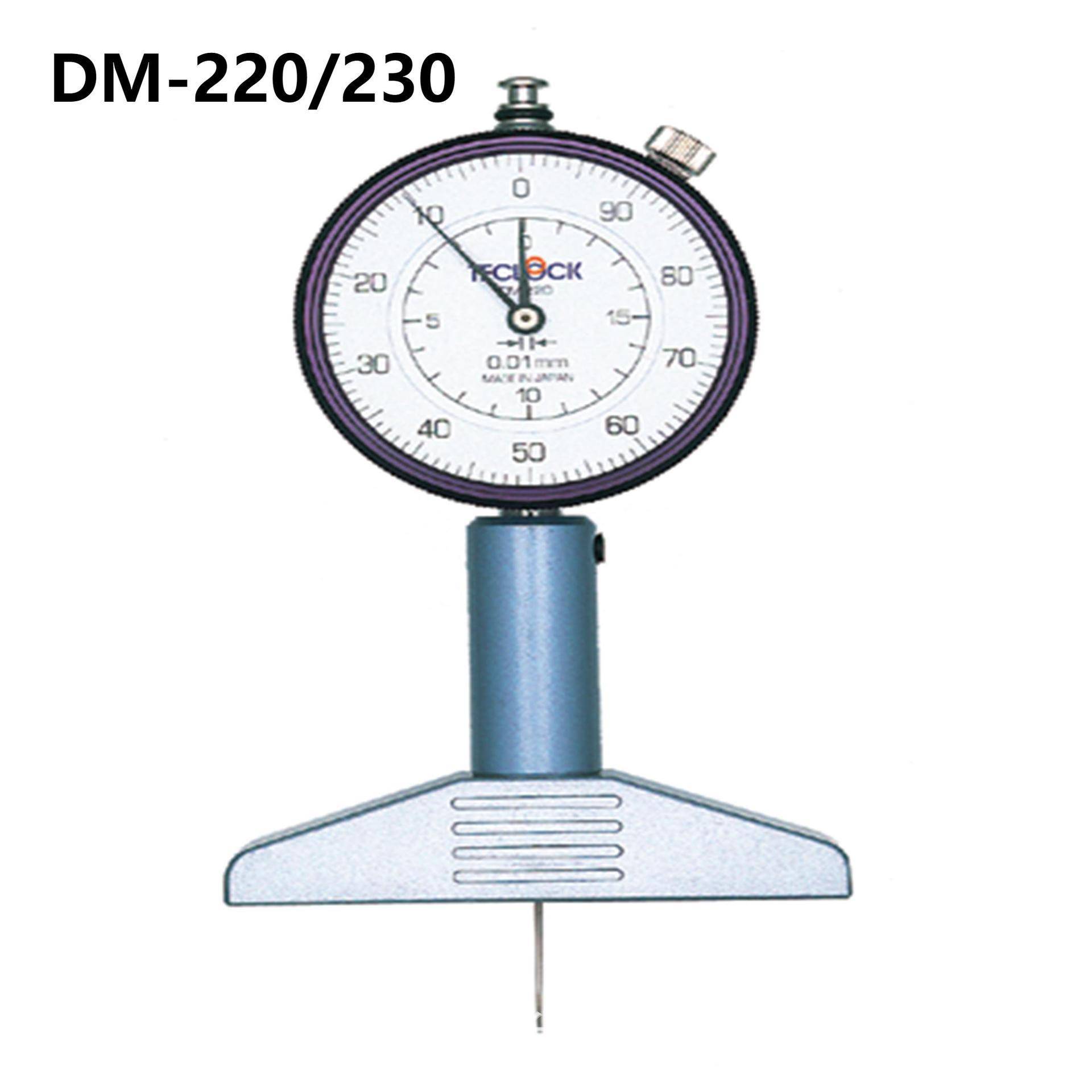 得乐TECLOCK深度表深度计指示表DM-220DM-221DM-223DM-224