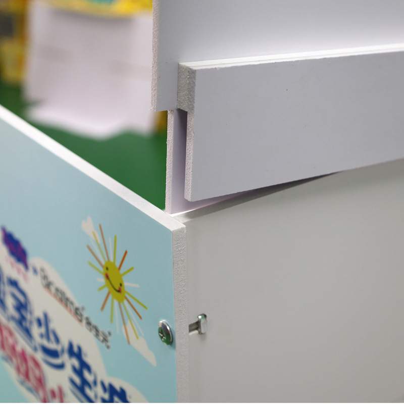 雪弗板展柜落地多层置物架合生元超市货架展示架产品促销台陈列架