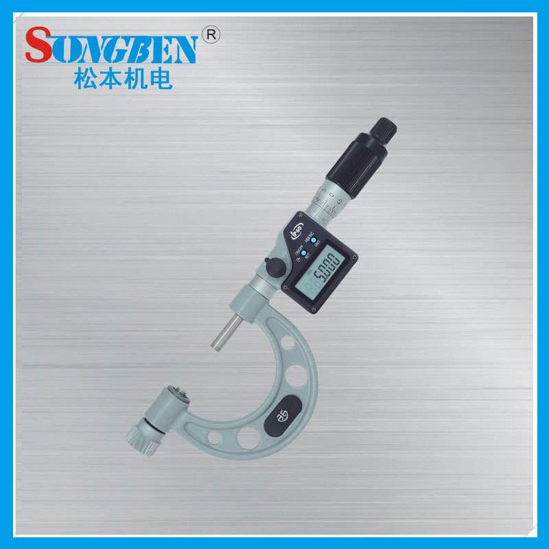 青量可换测砧数显外径千分尺0-50mm电子千分尺146-01-610