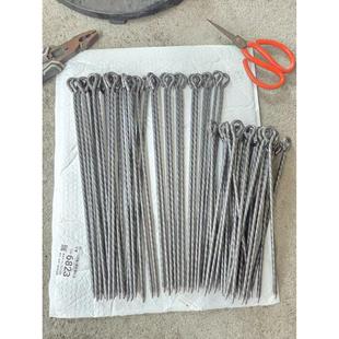 螺纹钢天幕罗盘户外地锚帐篷地桩大棚地钉栓牛羊多功能工地钢钉