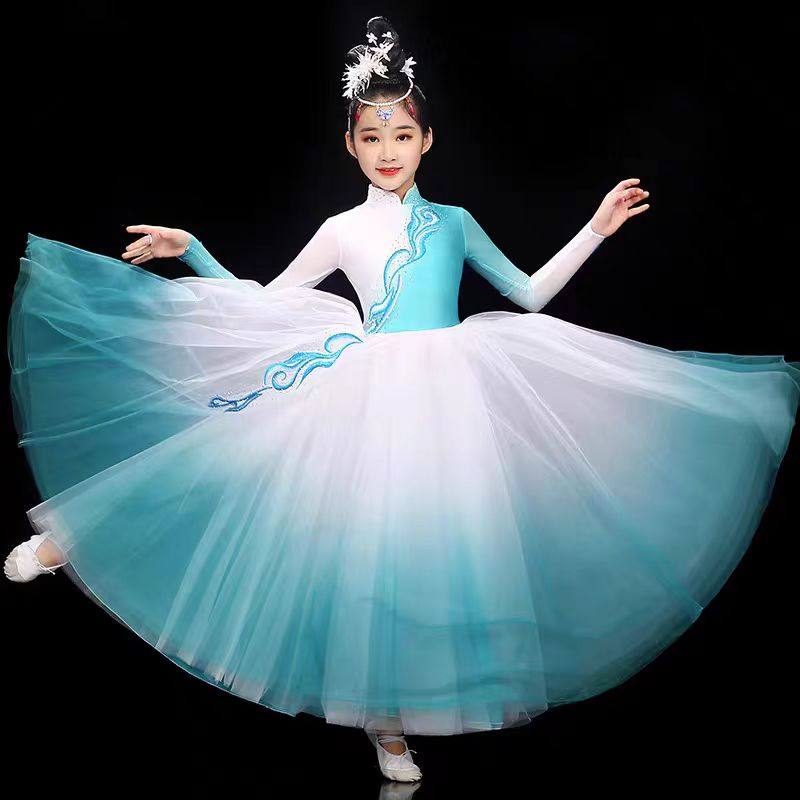 踏歌行古典舞蹈演出服女童中国风