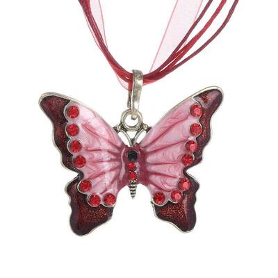 Vintage choker Hot Ethnic Style Butterfly Alloy Necklace项链
