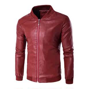 男人皮衣夹克Man leather jacket men jackets winter coat