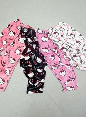 Cute Sanrio Cartoon Pajamas Anime Hello Kitty Pants Multicol