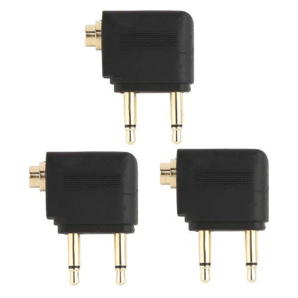 Airline Airplane Earphone Headphone Audio Adapter 5mm