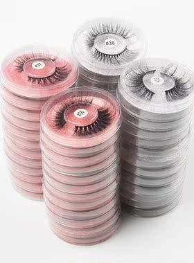 3D natural soft thick handmade false eyelashes浓密手工假睫毛