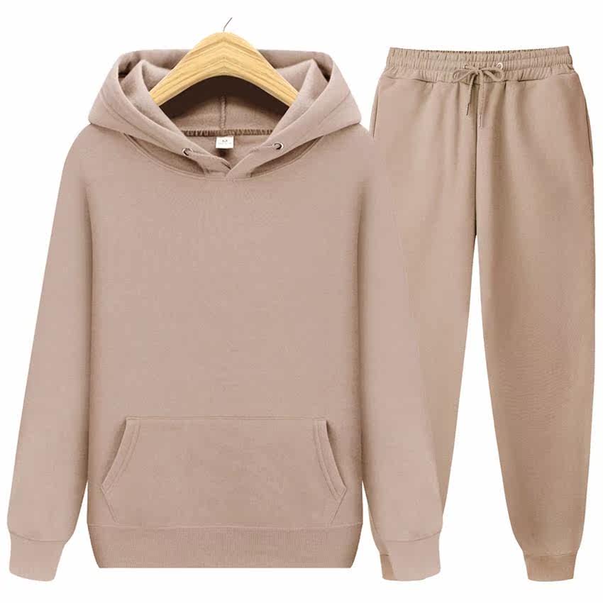 2022 Couples hooded athleisure suit 情侣连帽运动休闲加绒套装