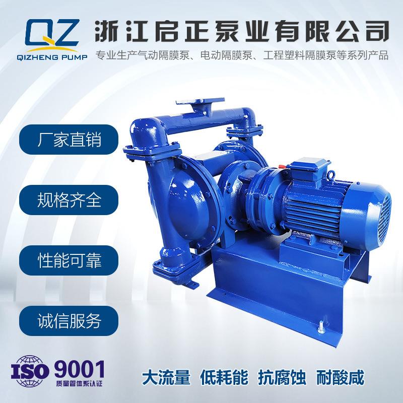 DBY-25/40铸铁电动隔膜泵污水输送电动隔膜泵摆线式电动隔膜泵