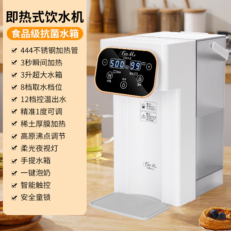小型即热式饮水机3秒即热饮水机家用直饮机速热烧水壶110V跨境