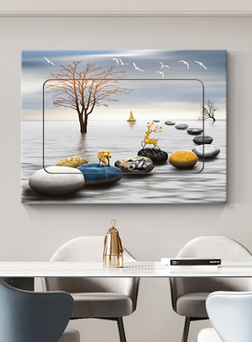 配电箱电闸箱总开关装饰画自粘免打孔立体贴纸遮挡客厅电表箱贴画