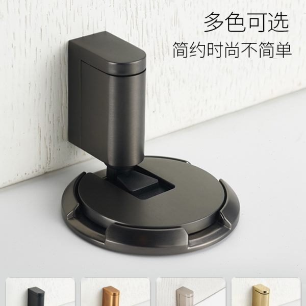 防撞器隐形后免打孔门吸地吸卫生间门门挡机械新款式防风门碰顶阻
