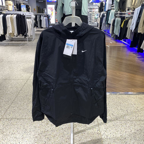 耐克男连帽皮肤衣跑步训练夹克