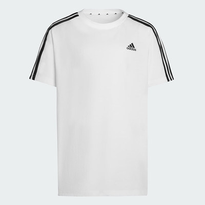 阿迪达斯儿童条纹透气短袖T恤