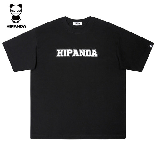 Hipanda你好熊猫短袖情侣款潮牌