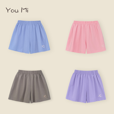 【幼米】夏装婴幼儿小童韩版纯色字母百搭多色休闲短裤YT0178-YTX